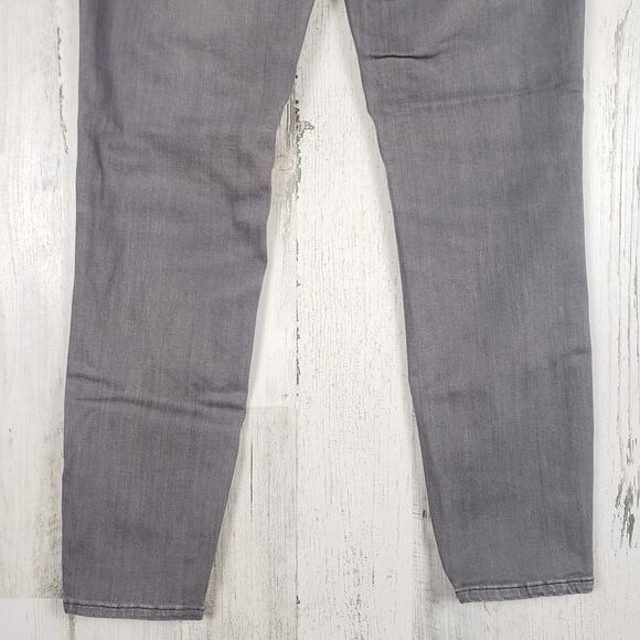 J. Crew Faded Grey Wash Denim Toothpick Skinny Jeans Women's Size 28 - Picture 11 of 11